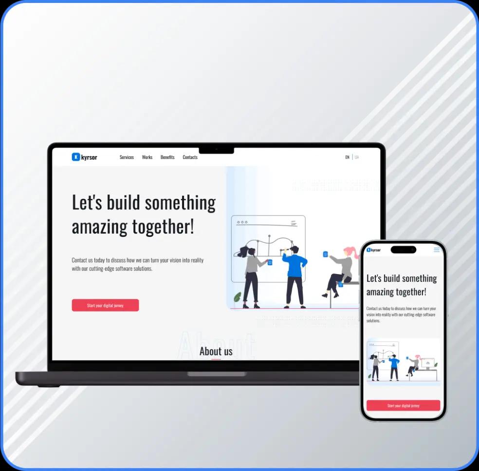 You can see the developed website