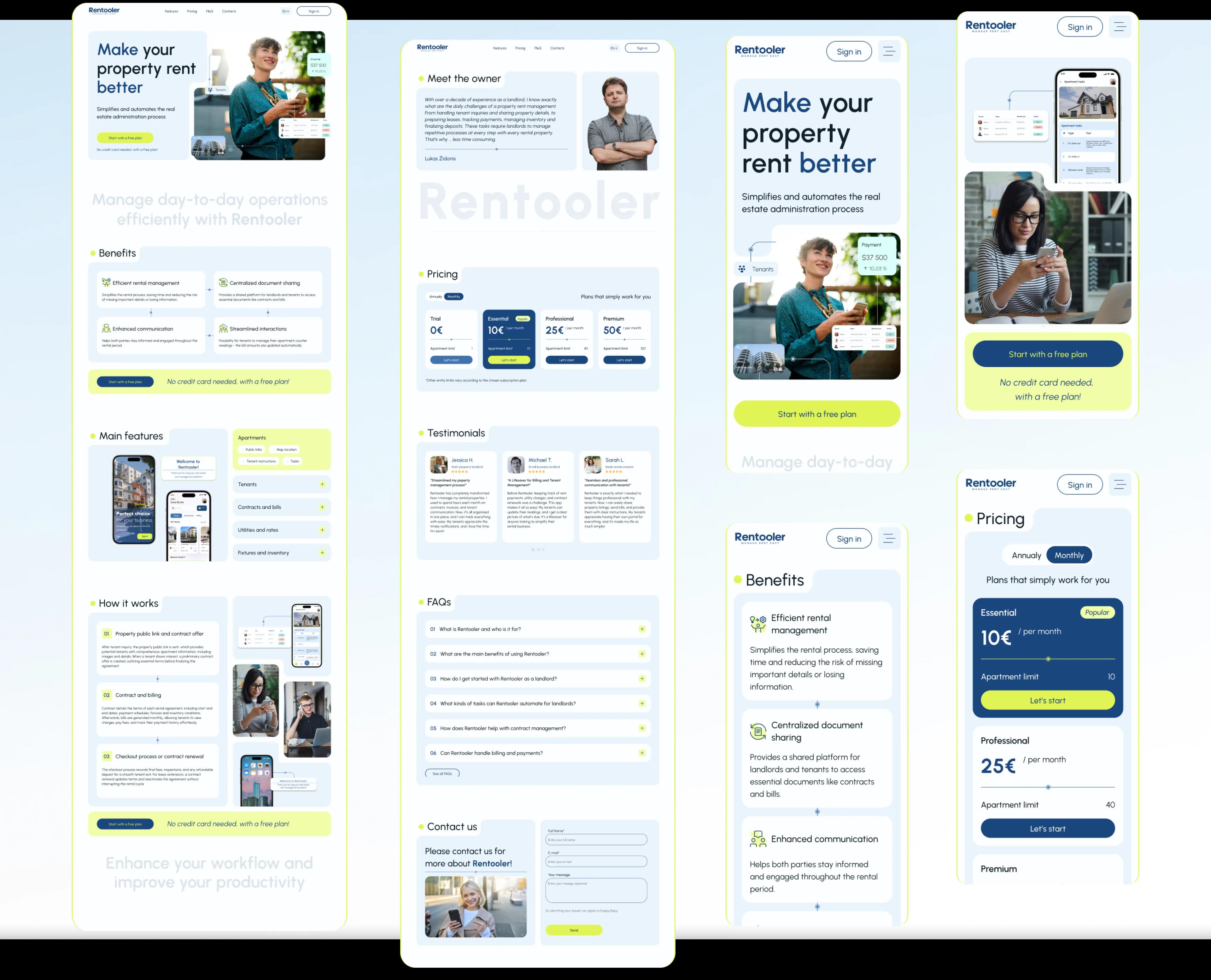 You can see the result of the site development, all its sections and chapters