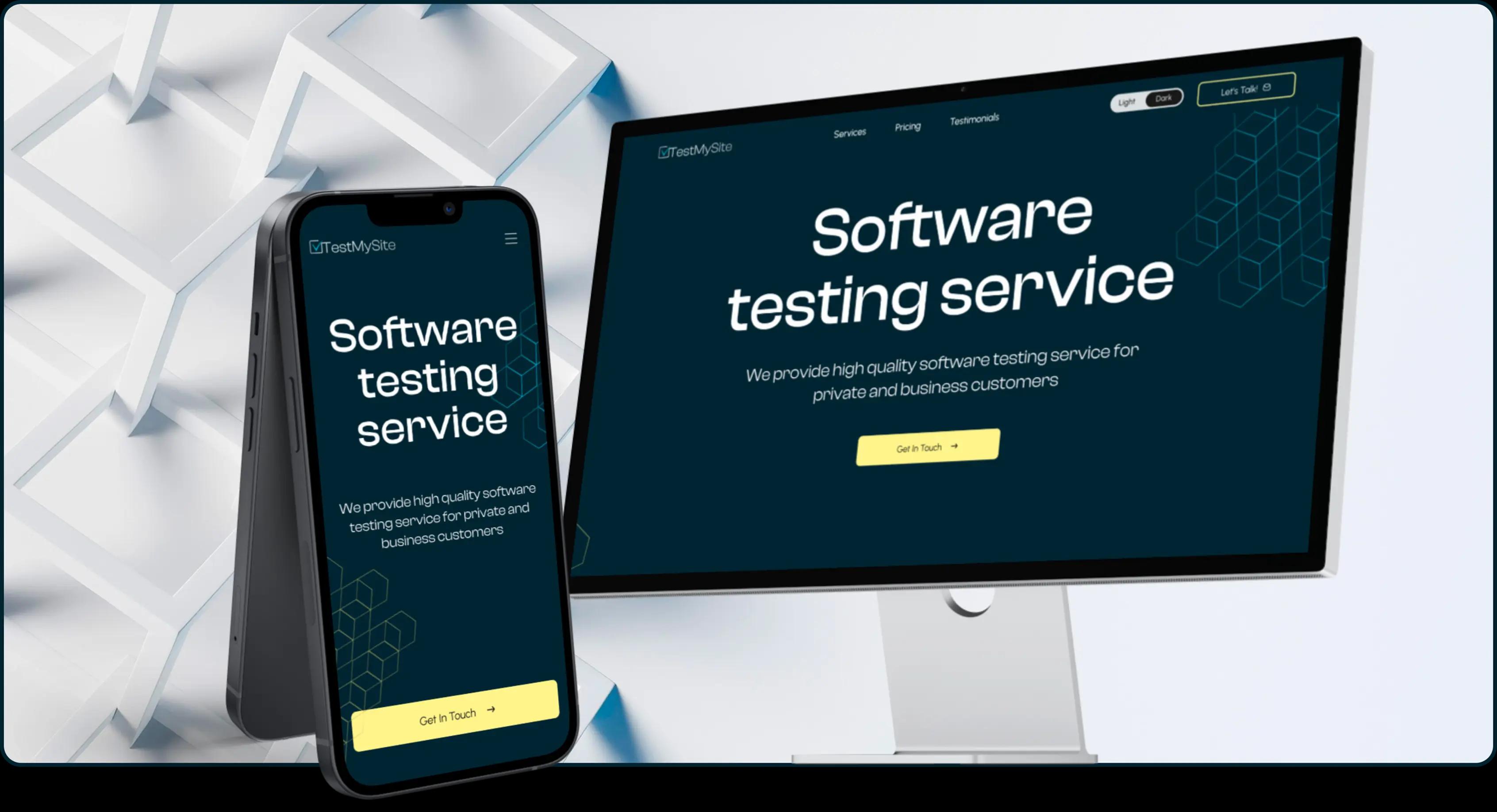 You can see the developed website