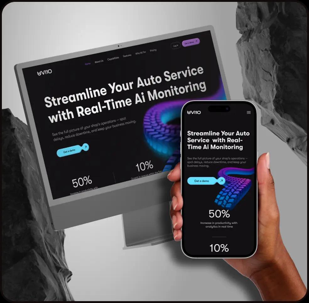 You can see the developed website