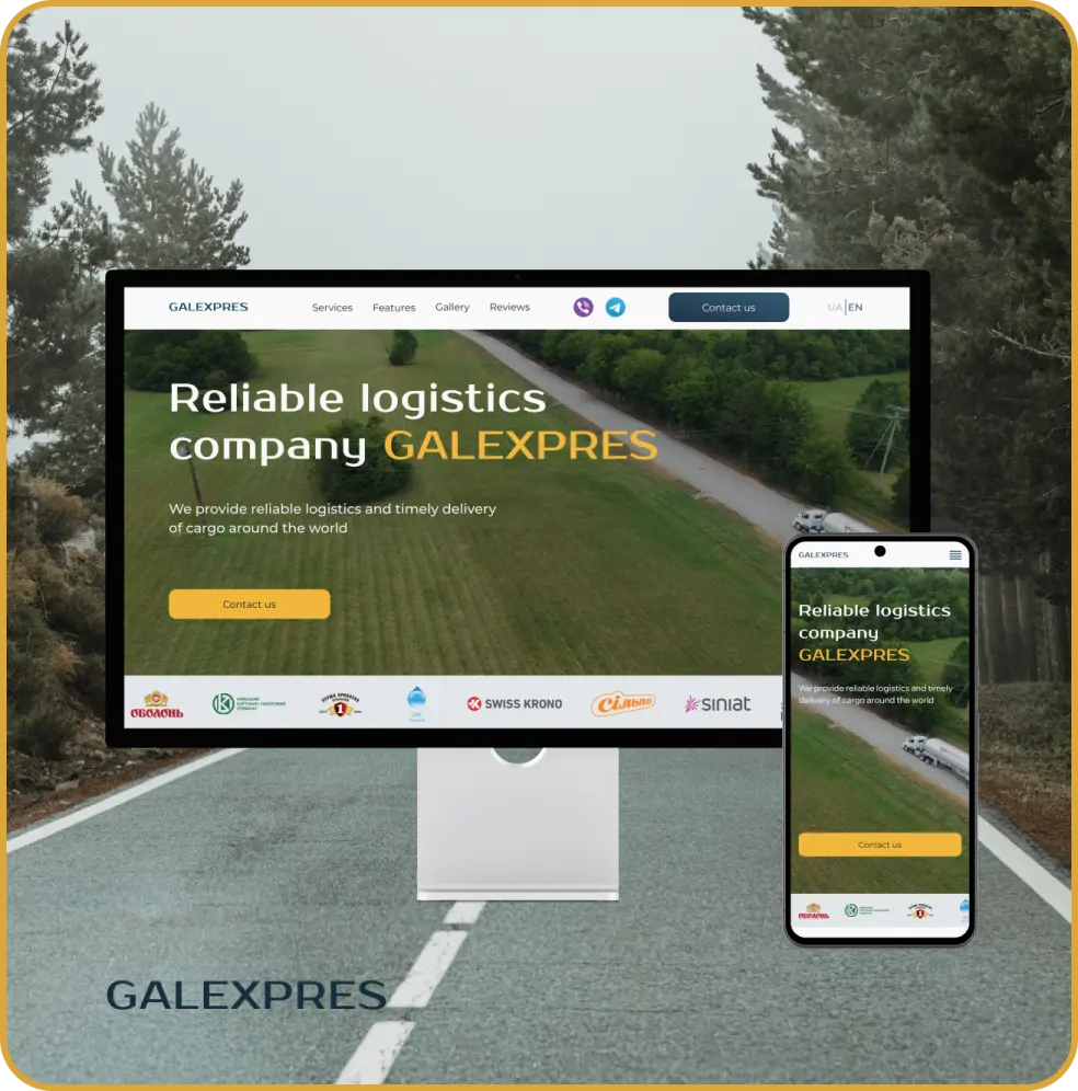 Modern, user-friendly website for the logistics company to address their lack of digital presence and enhance their ability to attract clients.