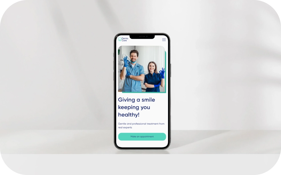 Crafting a user-friendly and stylish landing page for a dentist clinic with intuitive functionality to provide visitors with a seamless experience.